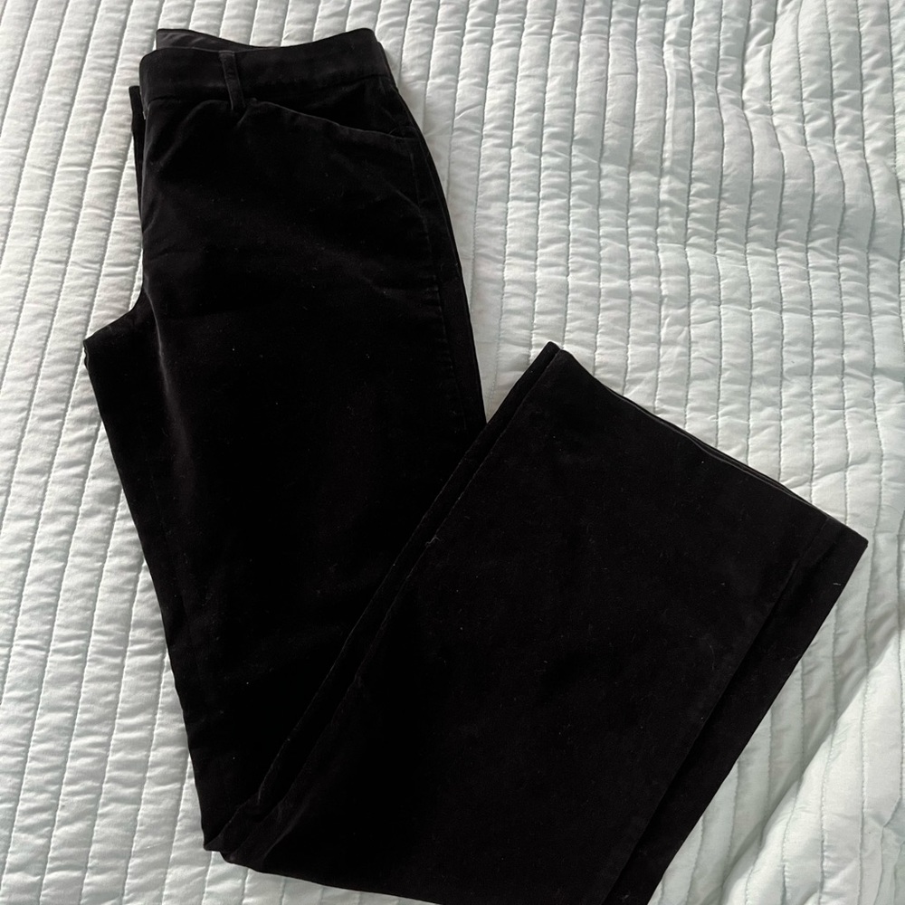 Express Black Velvet Pants